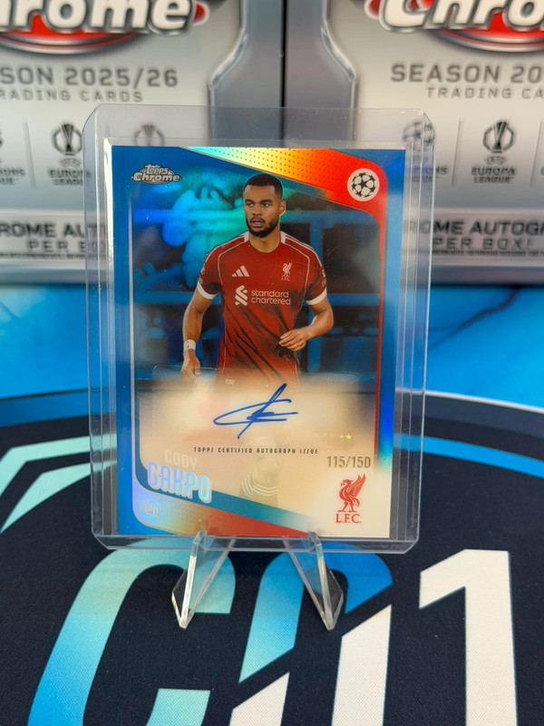 Gakpo Auto /150 Topps Chrome 25/26