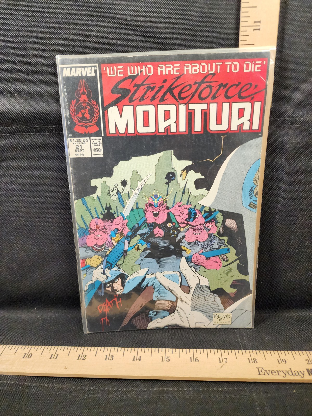 Fumetto Strikeforce Morituri #21 Marvel Comics Serie Alta Qualità Break