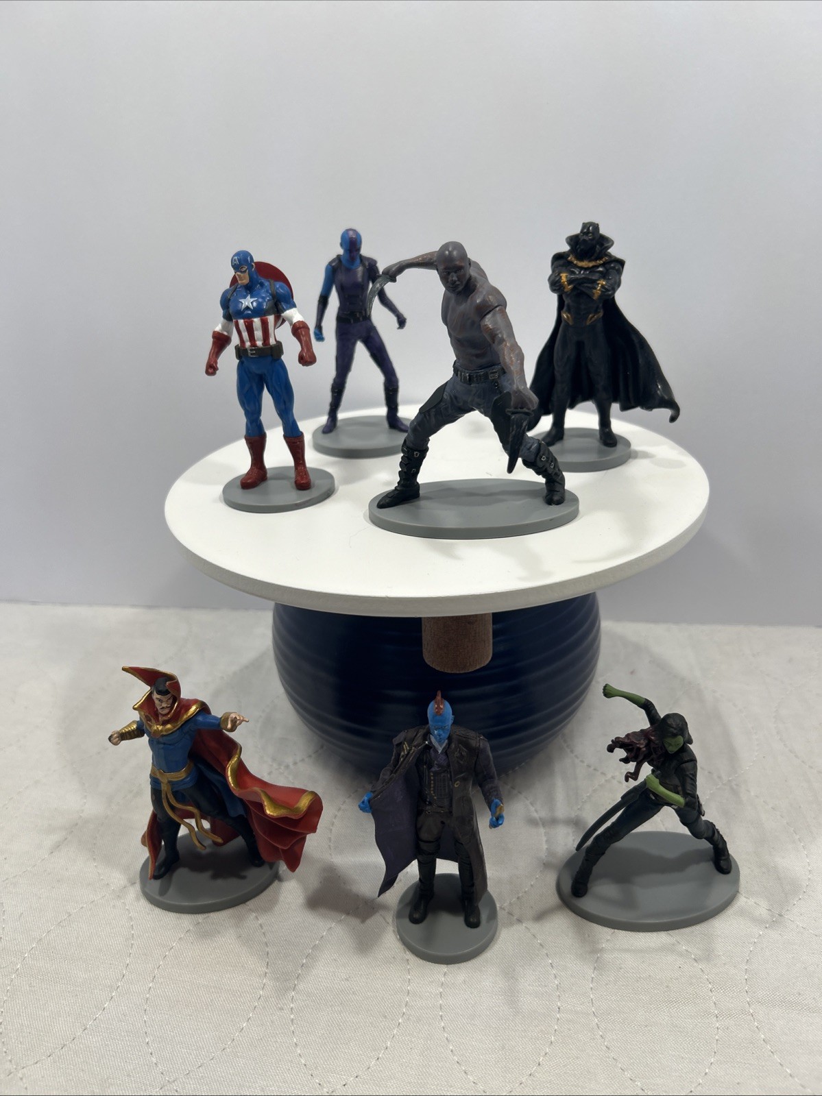 Disney Store Marvel Exclusive PVC 7 Figure Set.