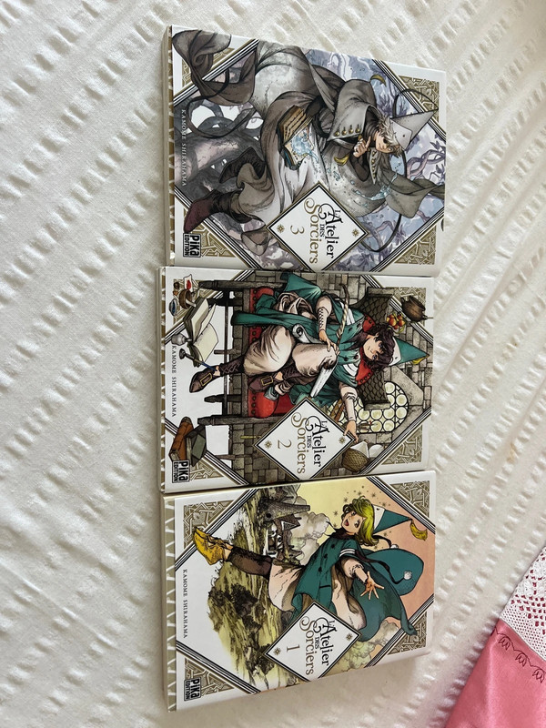 L’atelier des sorciers 1 2 3 tomes