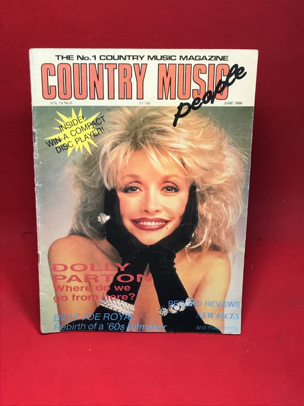 DOLLY PARTON COUNTRY MUSIC PEOPLE MAGAZINE JUNE 1988 Billy Joe Royal