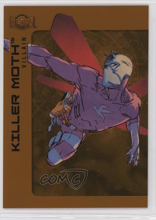2025 Skybox Metal Universe Batman High Series Orange FX /25 Killer Moth 07zl