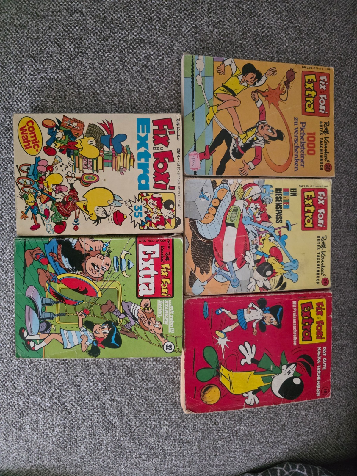Raccolta Fix e Foxi Extra Rolf Kauka (18,26,28,32,35)