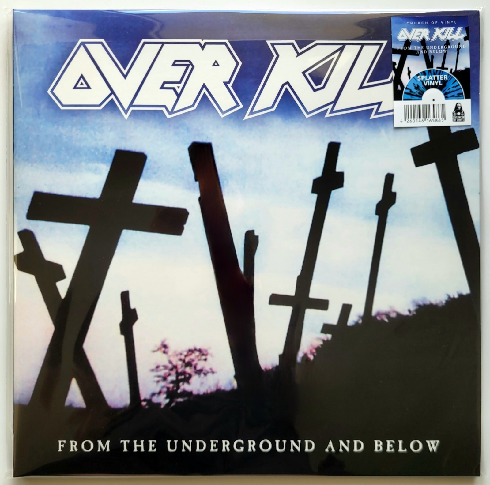 Overkill - From The Underground And Below  Limited (100) Blue Splatter Vinyl LP
