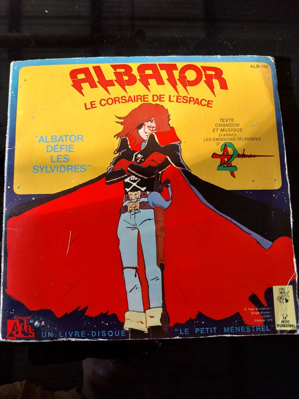 Vinyle 45 tours Albator défie les sylvidres