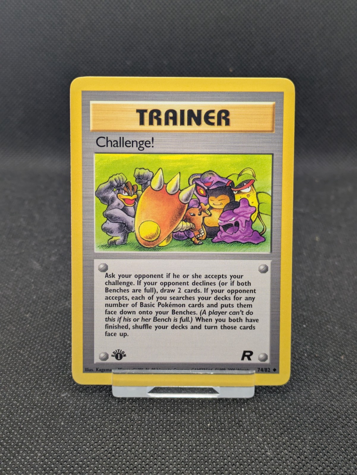 Pokémon Challenge! Rocket 1st Edition Uncommon 74/82 WOTC NM