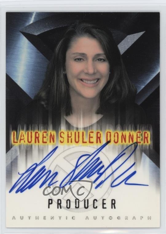 2000 Topps X-Men The Movie Lauren Shuler Donner Produttore Auto 1h1d