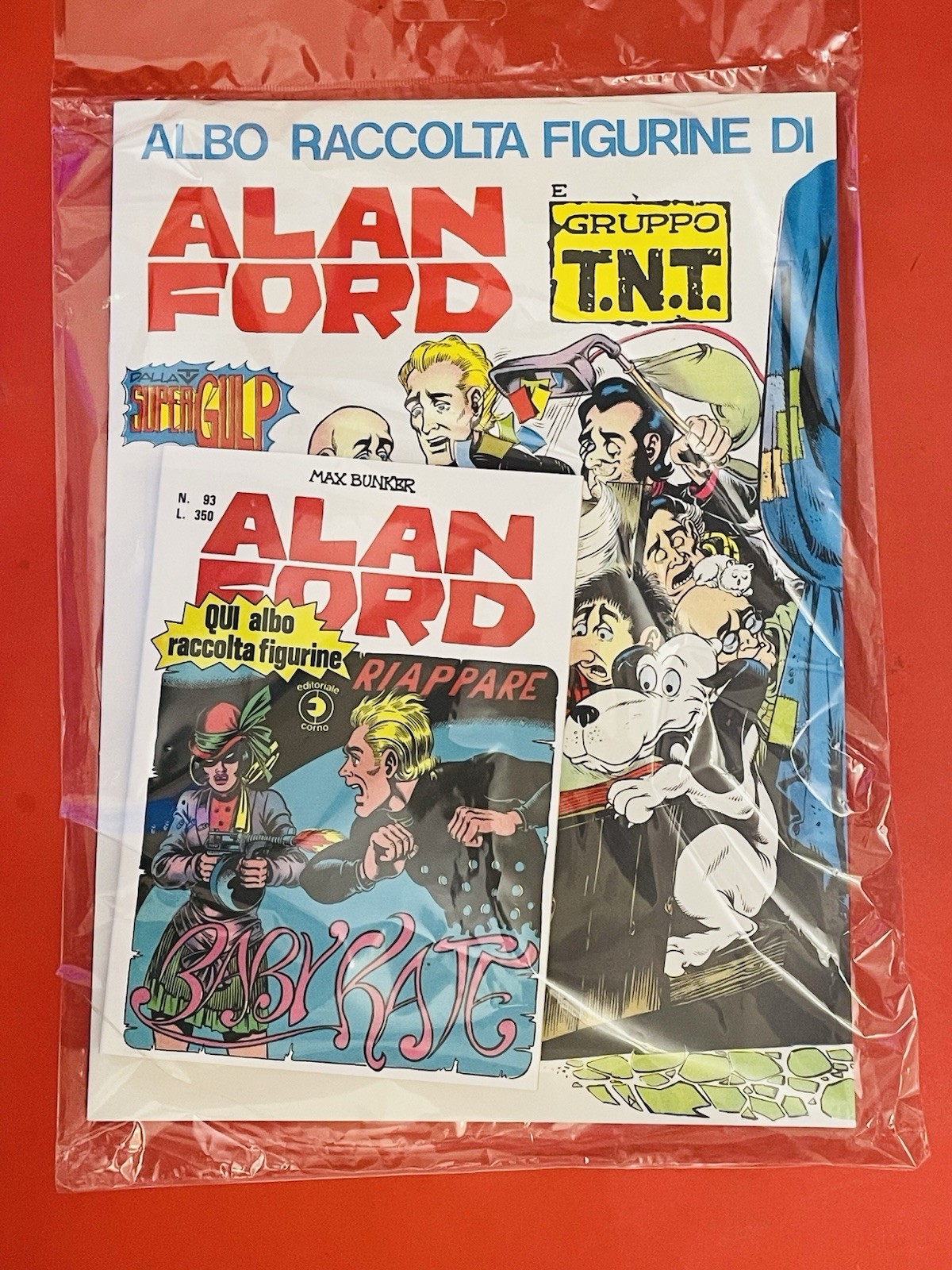 Alan Ford n.93 Anastatica Gazzetta con Album Figurine completo nuovo in blister