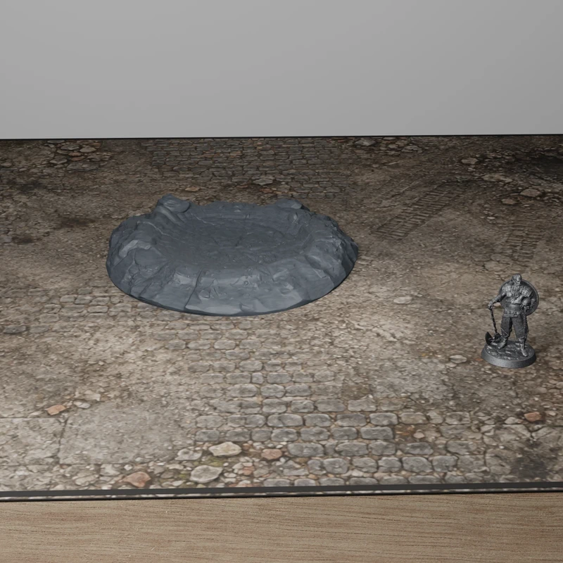 Crater H - Wargame Scenery 32mm