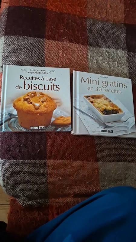 Lot deux livres cuisine très bon état