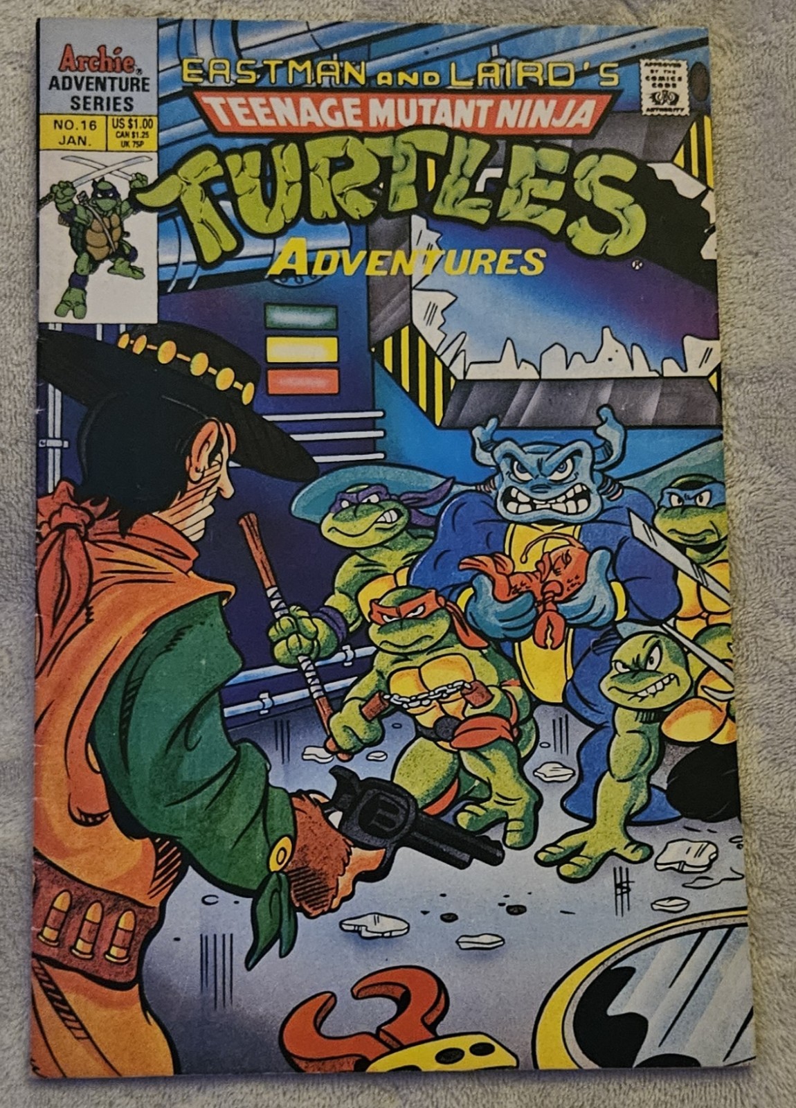 Teenage Mutant Ninja Turtles Adventures #16 Archie 1991 chiave combinerà spedizione