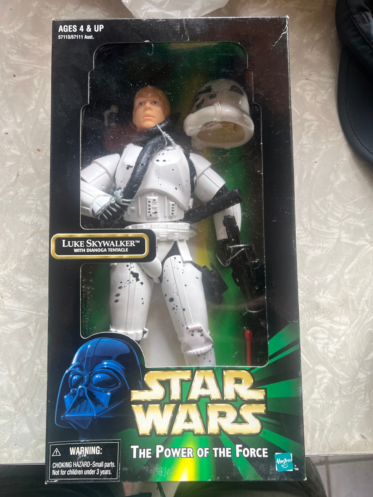 Star Wars 12" serie da collezione Luke Storomtrooper Dianoga MISB anni 90 1998 727
