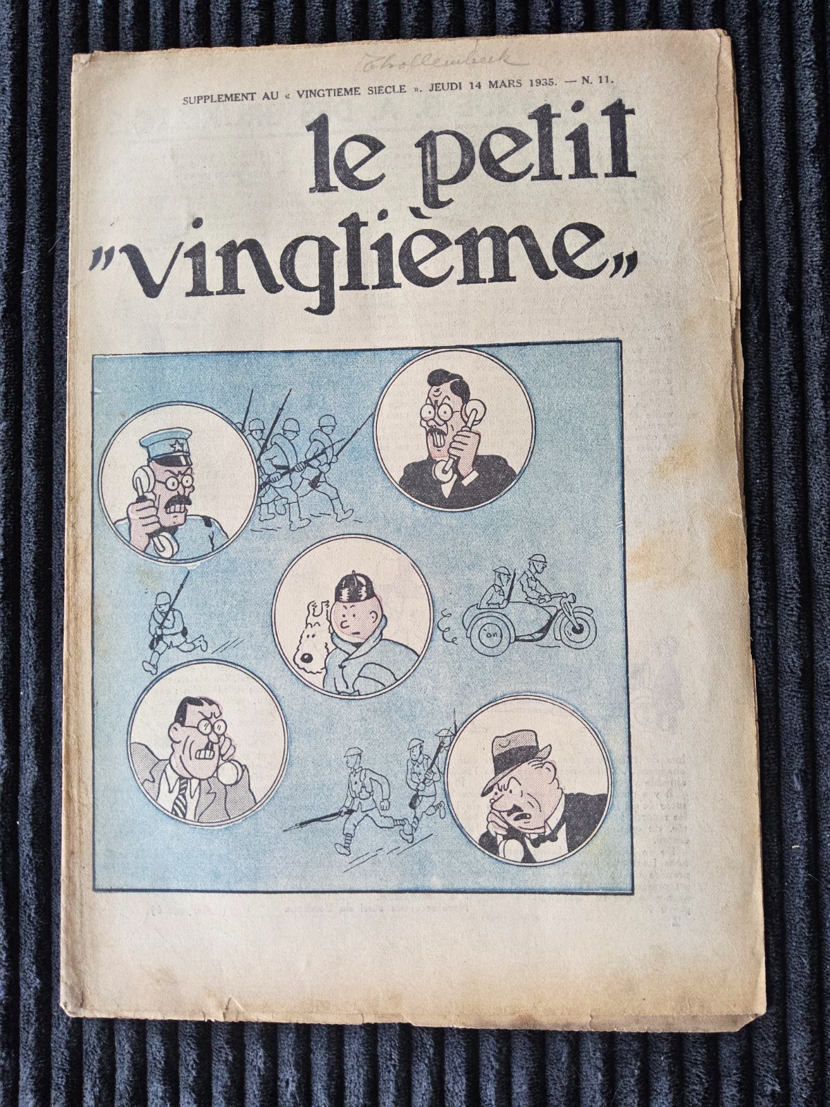 Tintin - Petit Vingtième - Numéro 11 de 1935