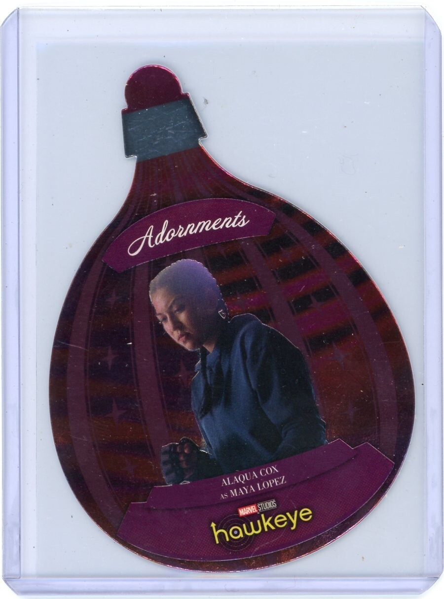2023 Upper Deck Marvel Hawkeye Adornments Ornaments #AD5 Alaqua Cox Maya Lopez