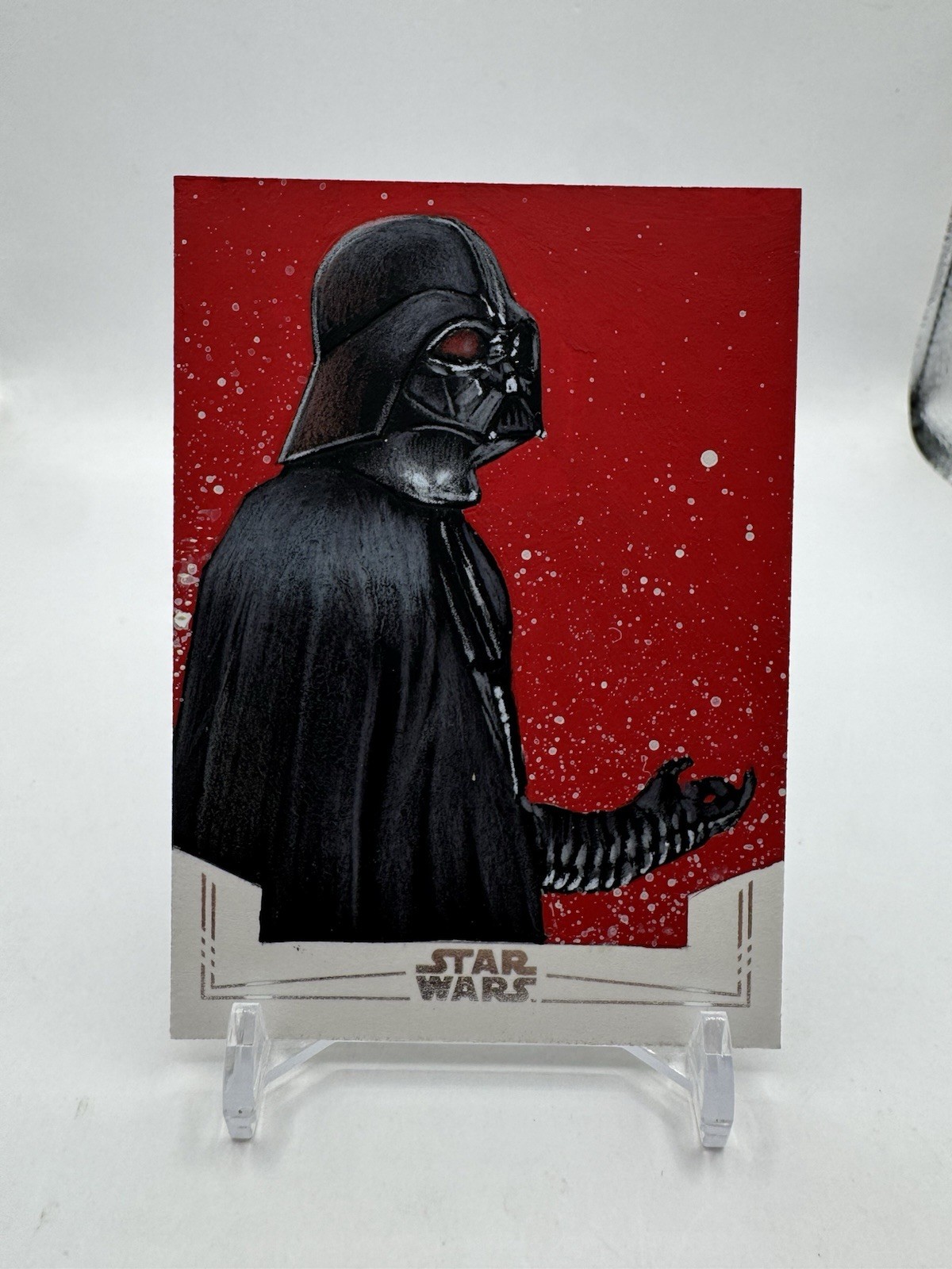 2026 Star Wars Darth Vader Sketch By Artist Ash Gonzales