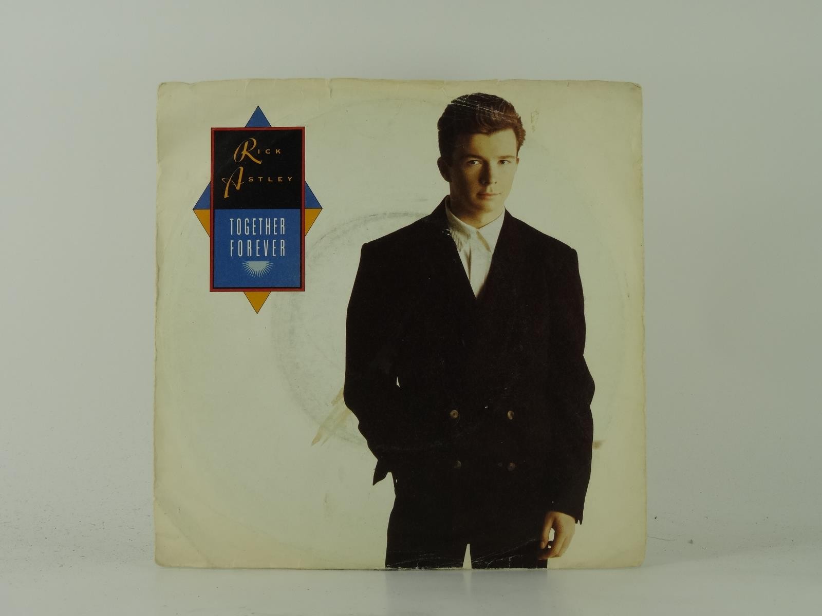 RICK ASTLEY TOGETHER FOREVER (7) 2 Track 7" Single including Picture Sleeve RCA/
