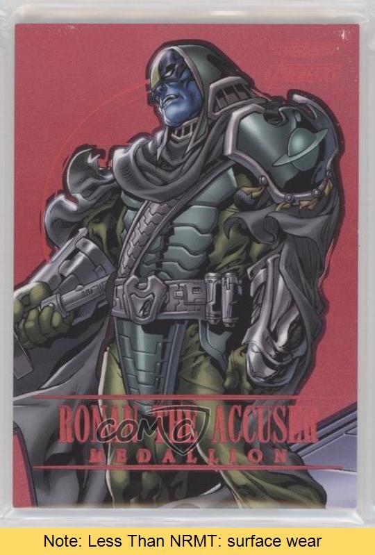 2022 Fleer Ultra Avengers Medaglioni Rubino 27/65 Ronan l'Accusatore #M-34 LEGGI je5