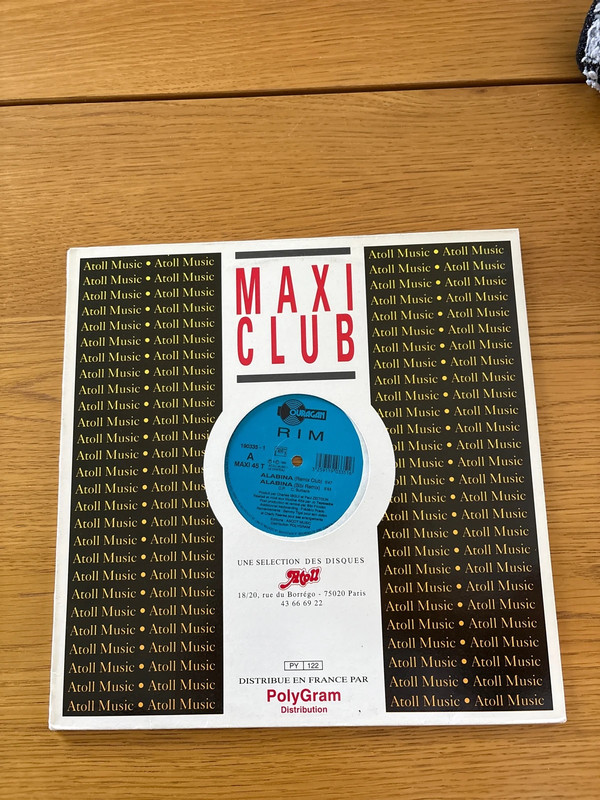 Vinyle maxi 45 Tours