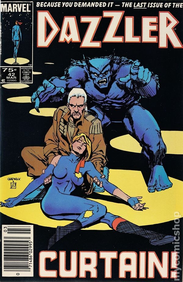 Dazzler #42N VG 1986 immagine stock basso grado