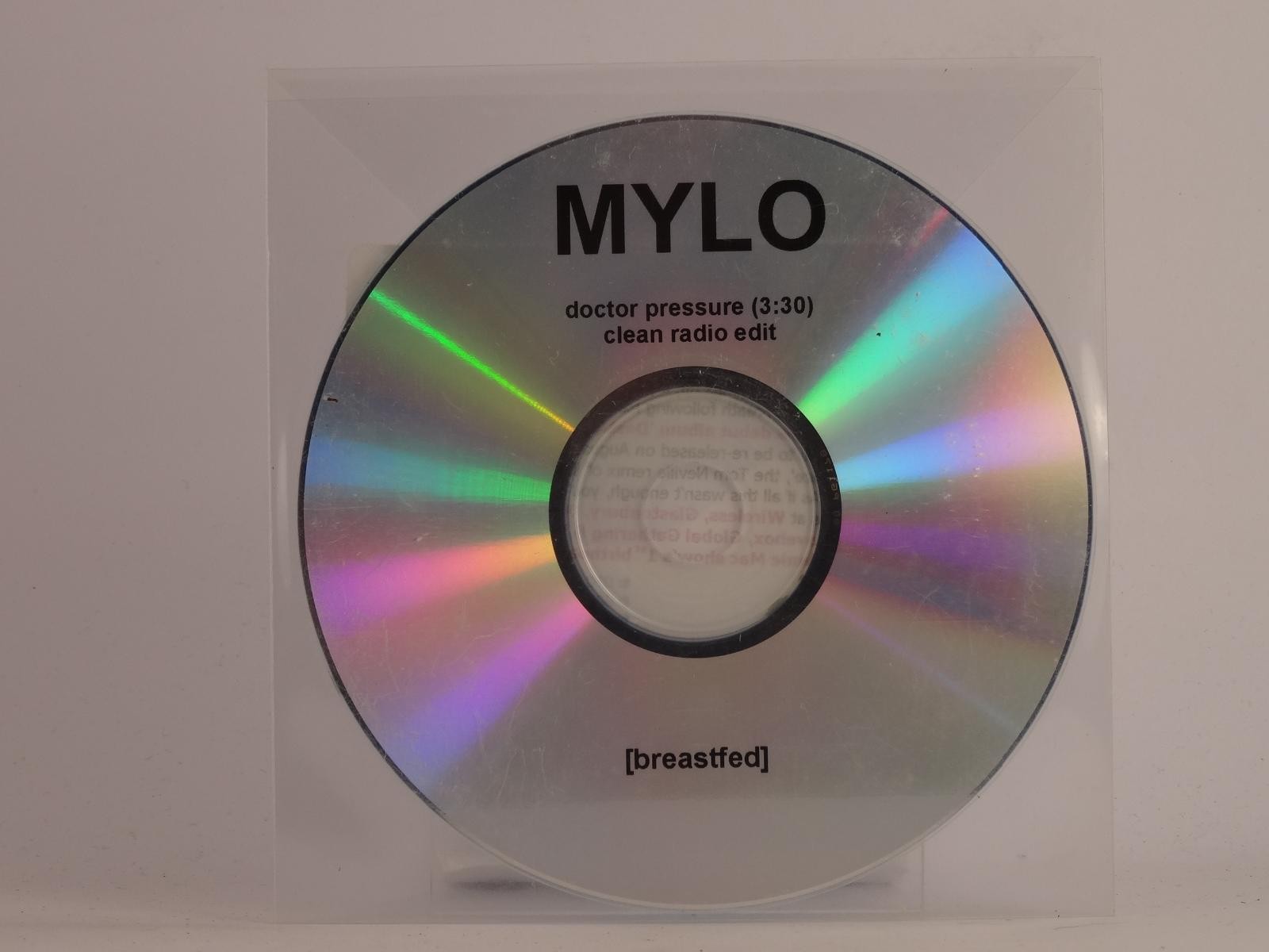 MYLO DOCTOR PRESSURE (E75) 1 Track Promo CD Single including Plastic Sleeve BREA