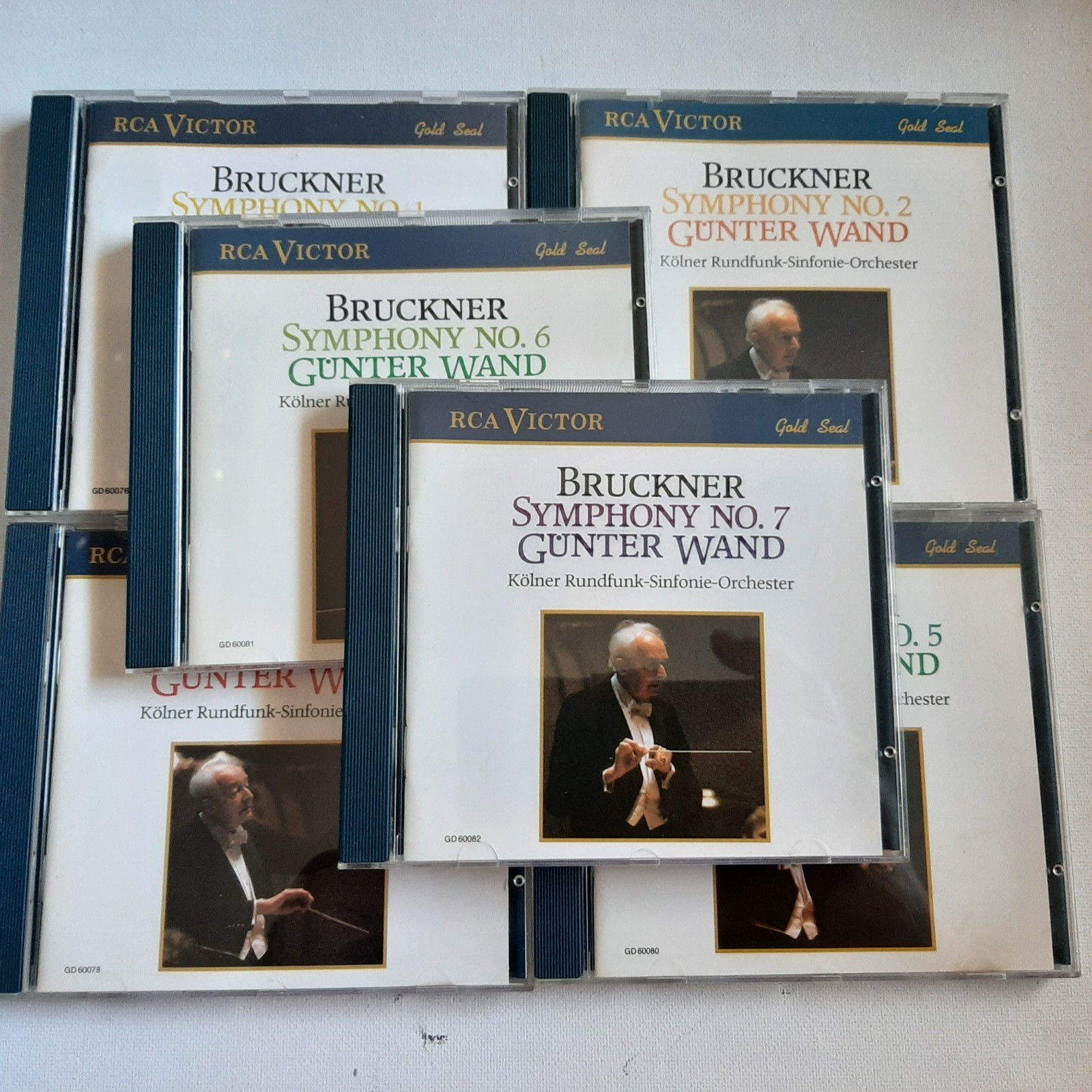 Günter Wand Bruckner WDR 6 CD Set Sinfonien Zustand: NM