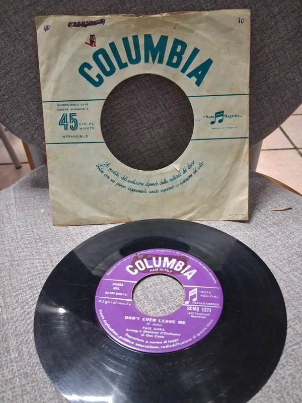 45 giri paul anka
