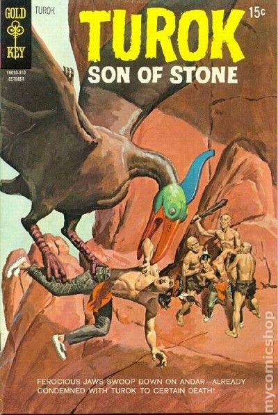 Turok Figlio di Pietra #71 VG 1970 Immagine Stock Basso Grado