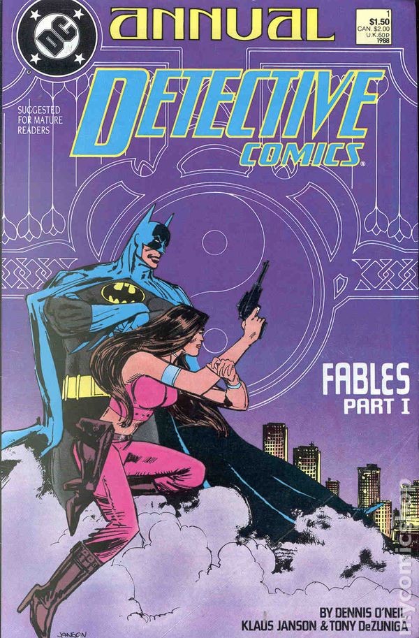 Detective Comics Annuale #1 FN+ 6.5 1988 Immagine Stock