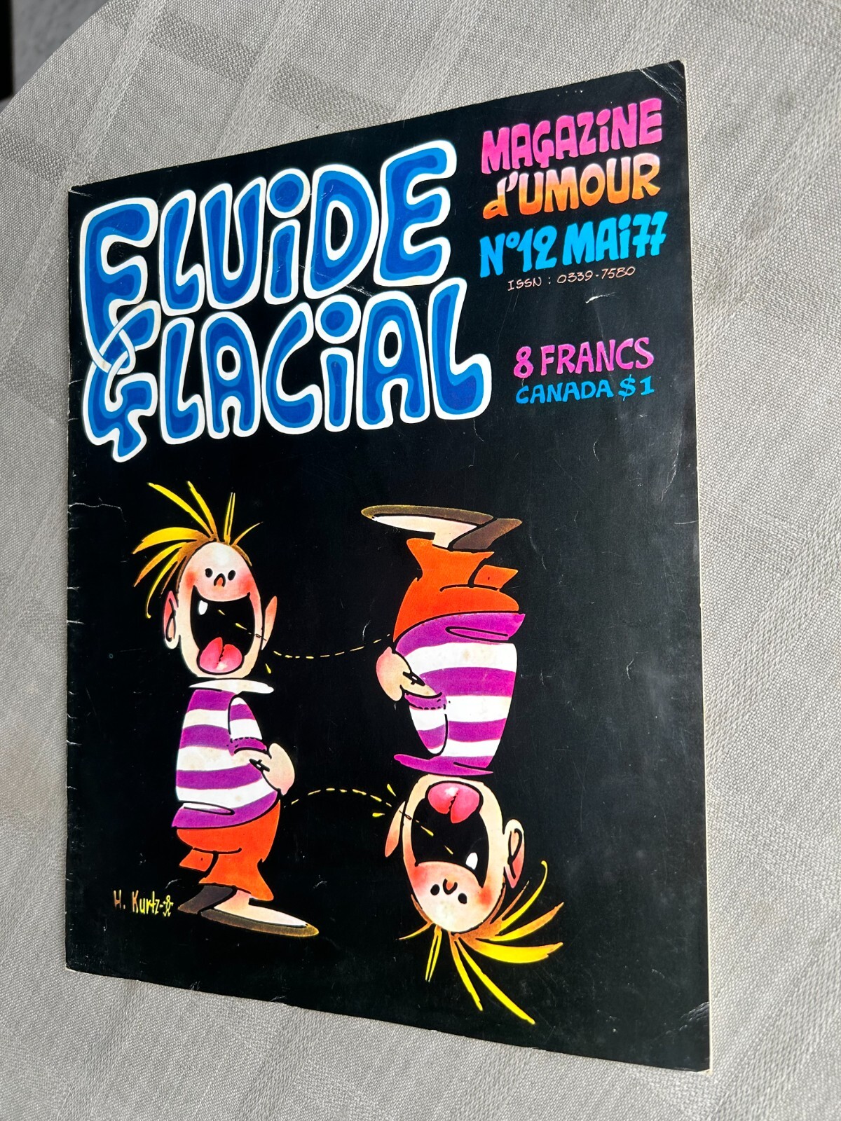 FLUIDE GLACIAL N°12 MAI 1977 EN BON ÉTAT