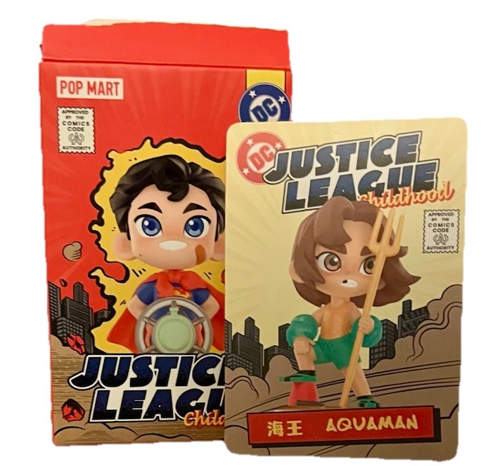 Justice League Childhood POP MART Blind Box Figures - Aquaman