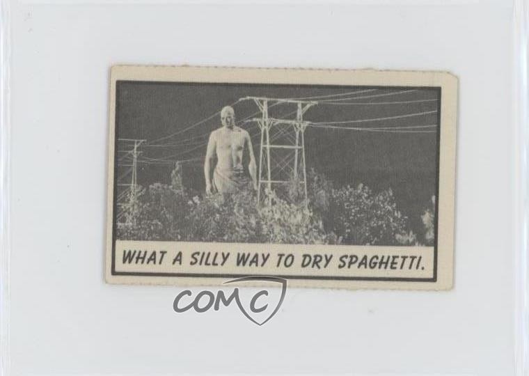 1963 Monster Midgees Mini-Monster Laffs What A Silly Way To Dry Spaghetti 0gx4