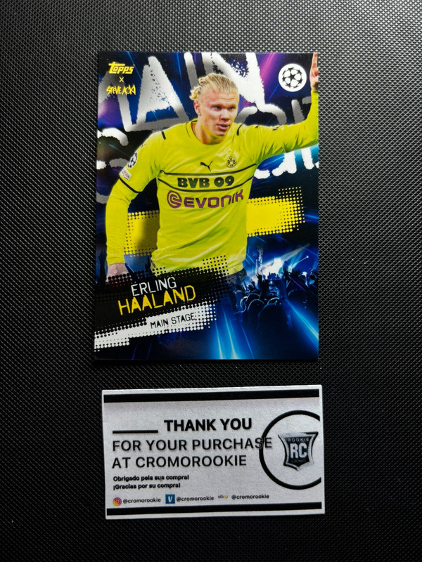 Erling Haaland topps aoki card