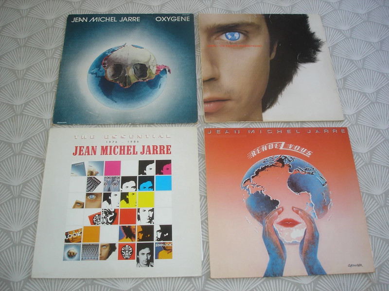 Lot de 4 vinyles 33 Tours : Jean-Michel JARRE