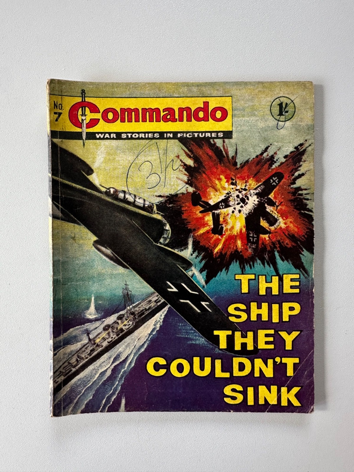 Commando Comic #7 (1961) DC Thomson FN- RARE
