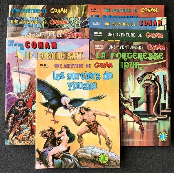 EO Conan (une aventure de) Collection complète T1 à 9 (t. proche neuf)