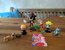 Mattel lotto figurine set Shadow, Naruto, Barbie e personaggi animali