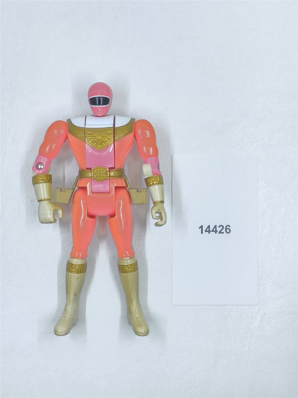 Modellino Bandai Power Rangers Zeo Pink Ranger Auto Morphin Flip-Head 5,5" 1996