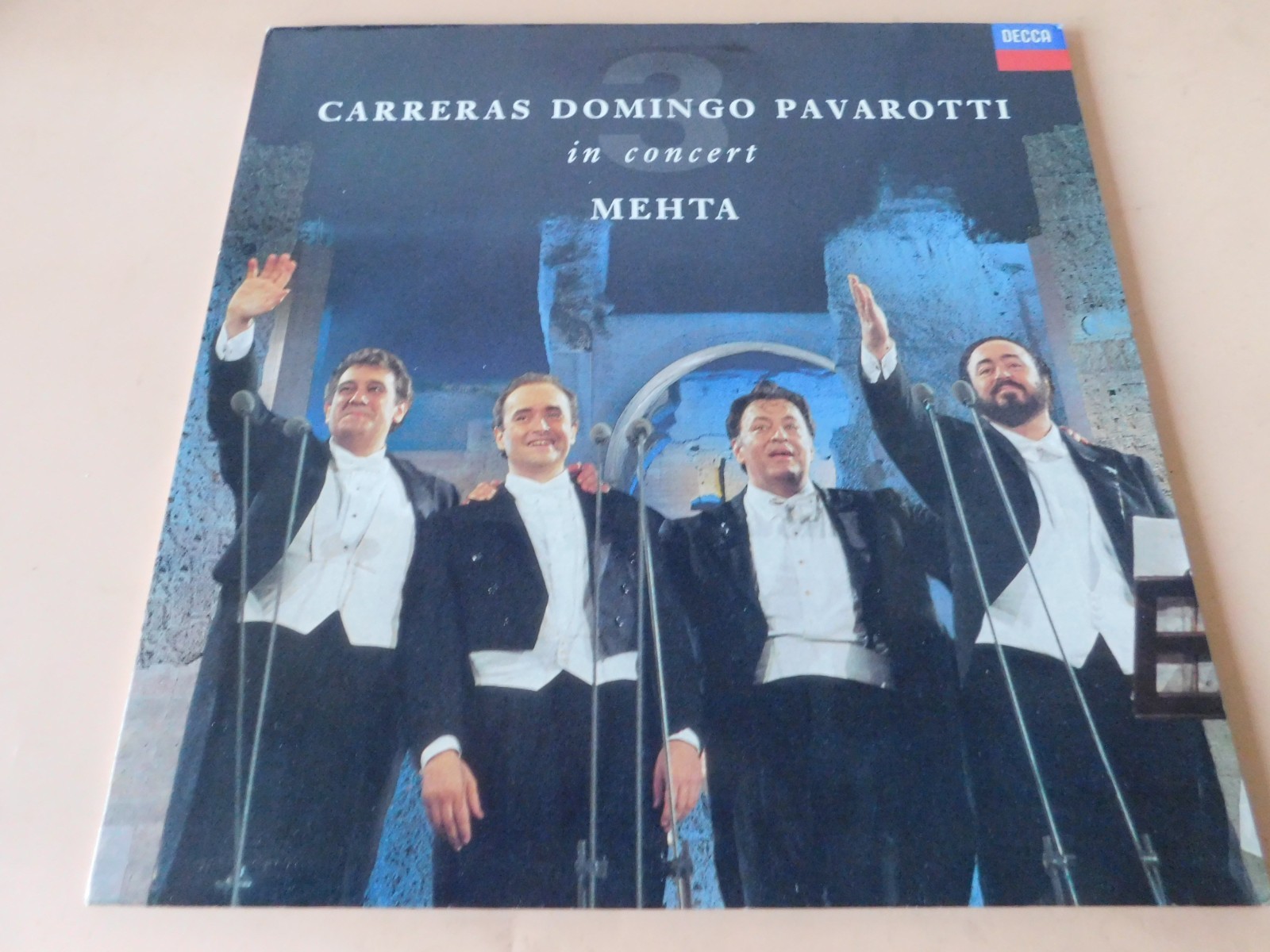 Carreras - Domingo - Pavarotti - Metha - In Concert -  LP - Stib6