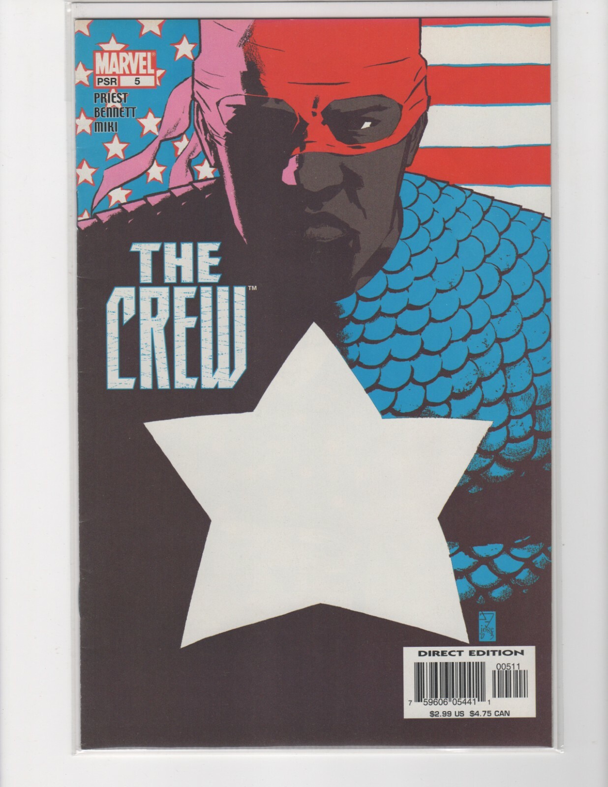 The Crew #5 Josiah X TFATWS VF/NM 2003 Verità Isiah Bradley Capitan America