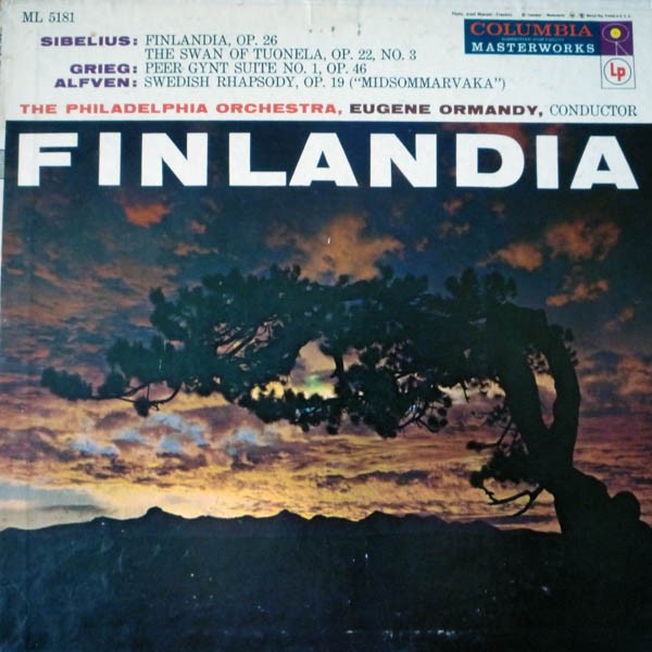 The Philadelphia Orchestra, Eugene Ormandy / Jean Sibelius, Edvard Grieg, Hugo A
