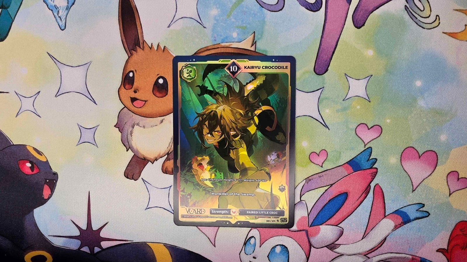 VCARD Divine Chaos - Kairyu Crocodile - Power 10 - UR Holo 031/271