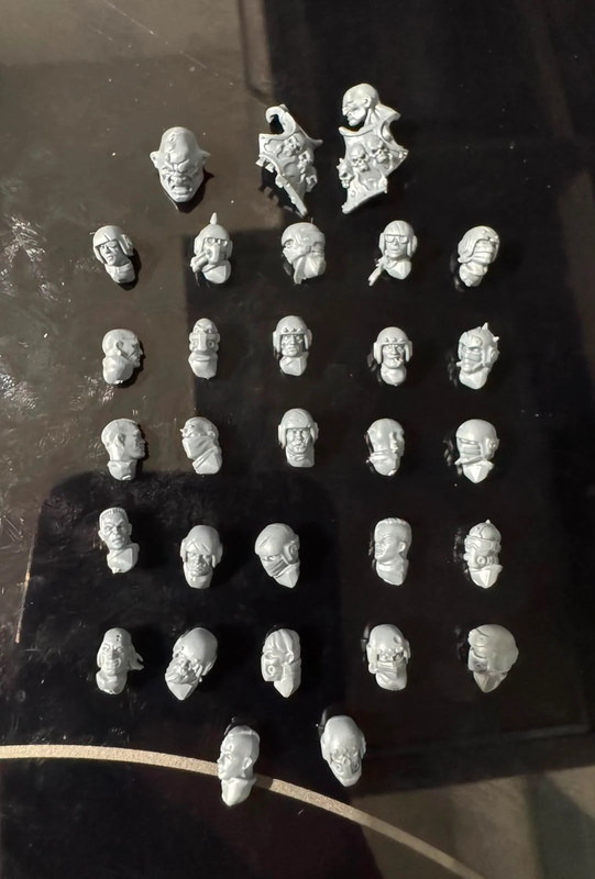 Traitor Guards Chaos Space Marine CSM Warhammer 40k Heads Bits
