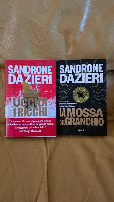 Sandrone Dazieri Uccidi i ricchi + Mossa del granchio