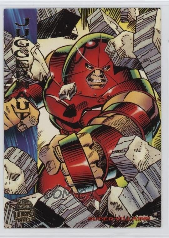1994 Fleer Marvel Universe Series V Super-Villains Juggernaut #105 c2s