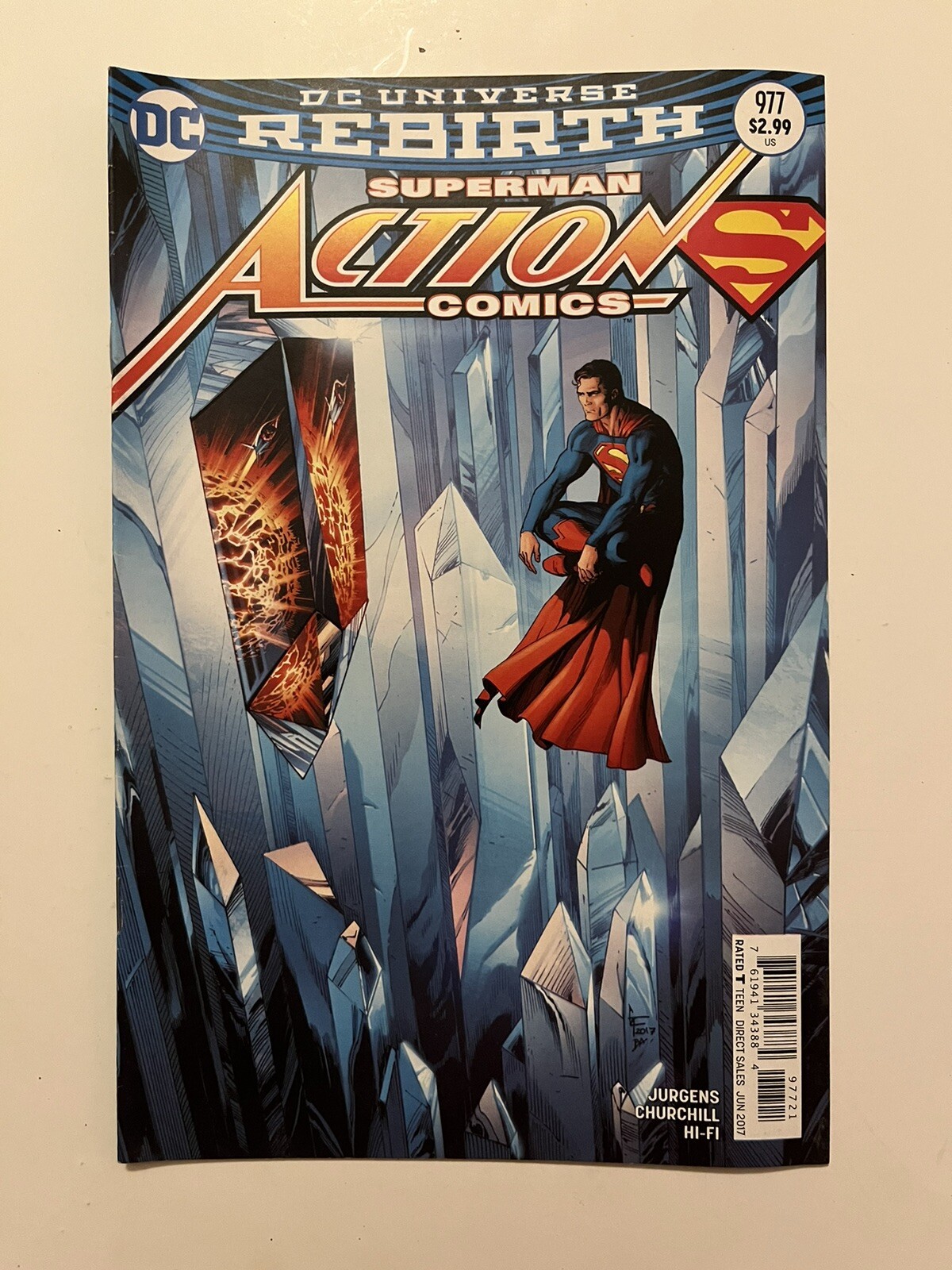 DC Universe Rebirth Superman Action Comics 977 fumetto
