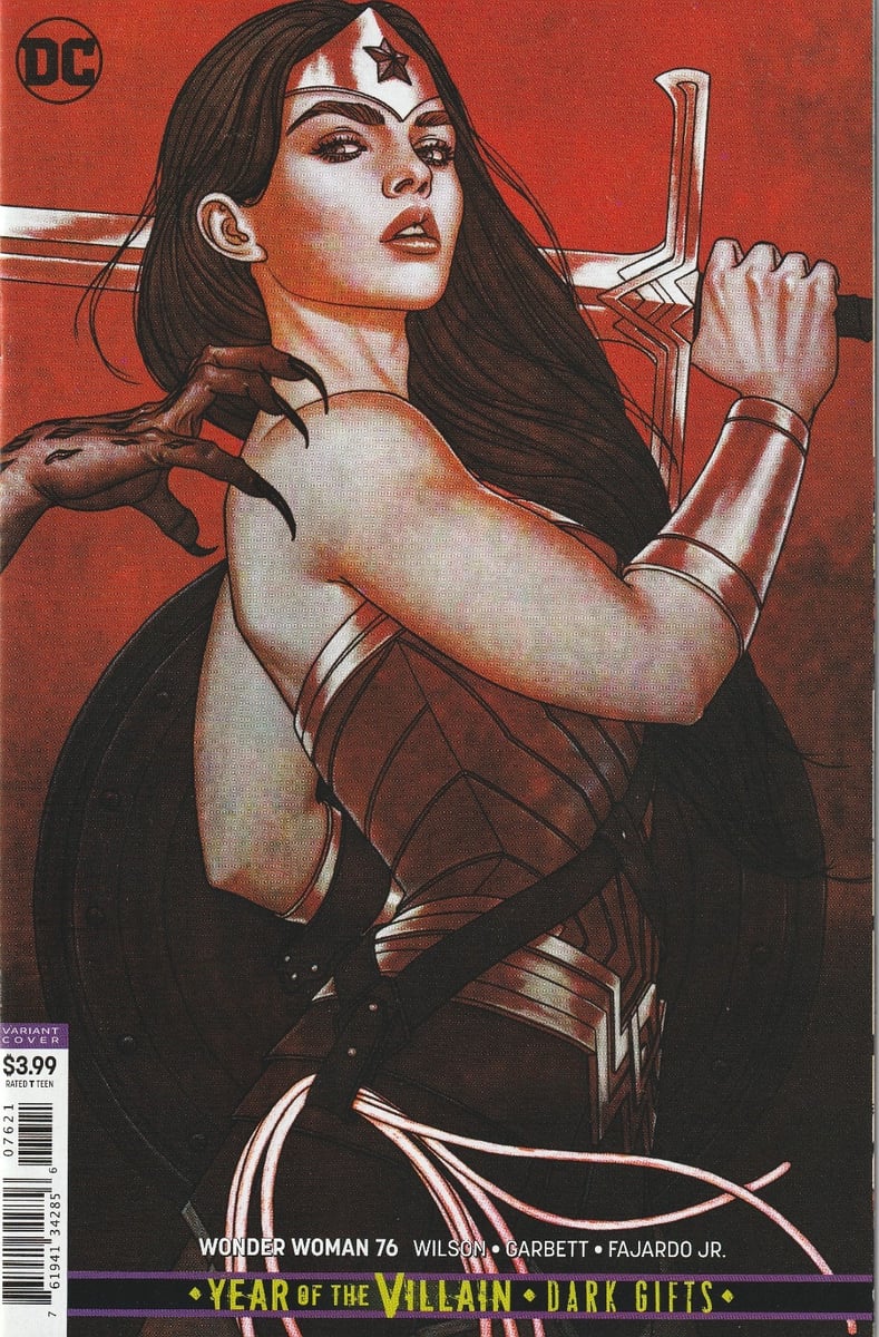 WONDER WOMAN #76 (2016) WILSON / LEE GARBETT ~ VARIANTE JENNY FRISON ~ NON LETTO QUASI NUOVO