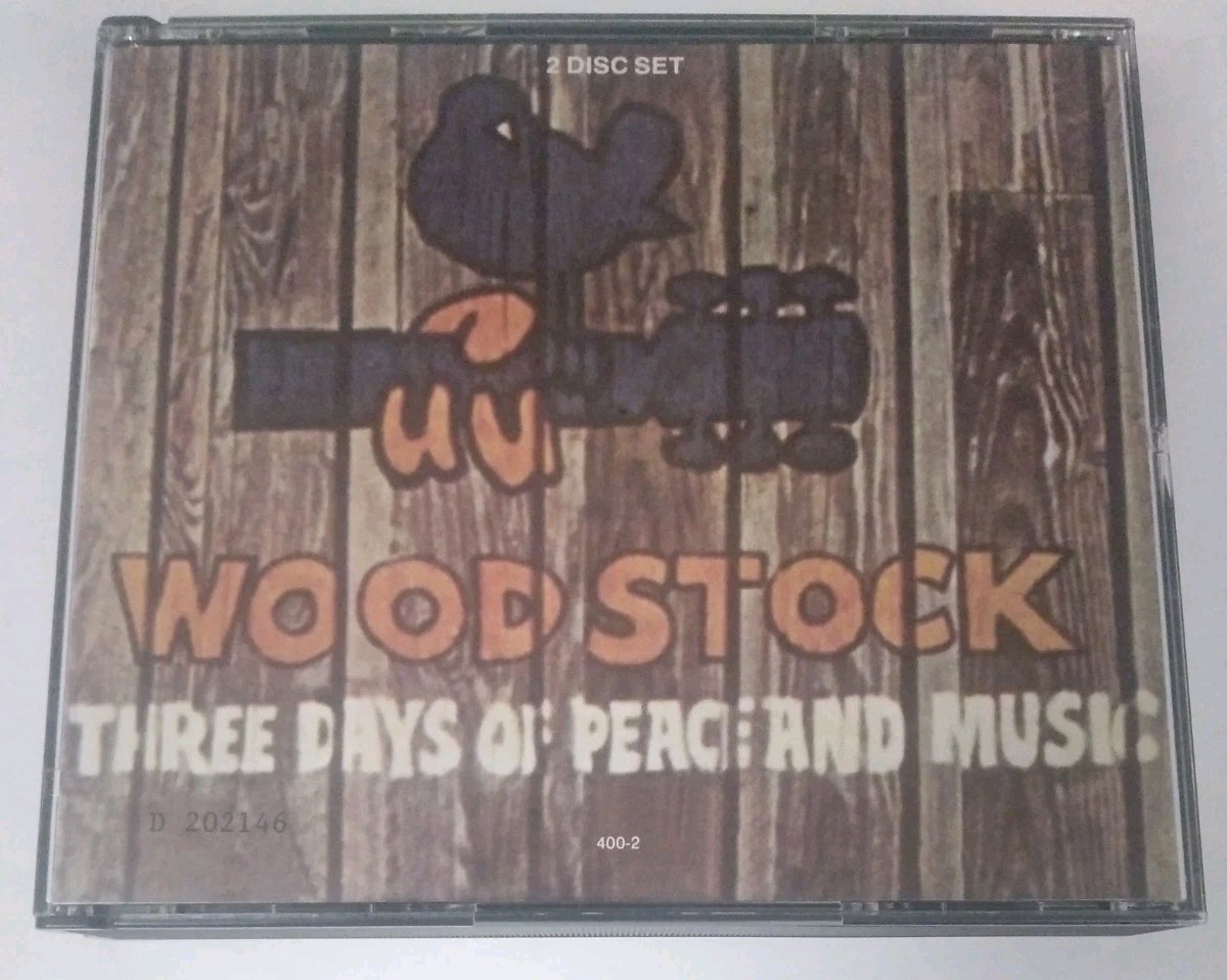 Woodstock Two: Three Days of Peace and Music 2-CD Box Set BMG Club Rock VG+