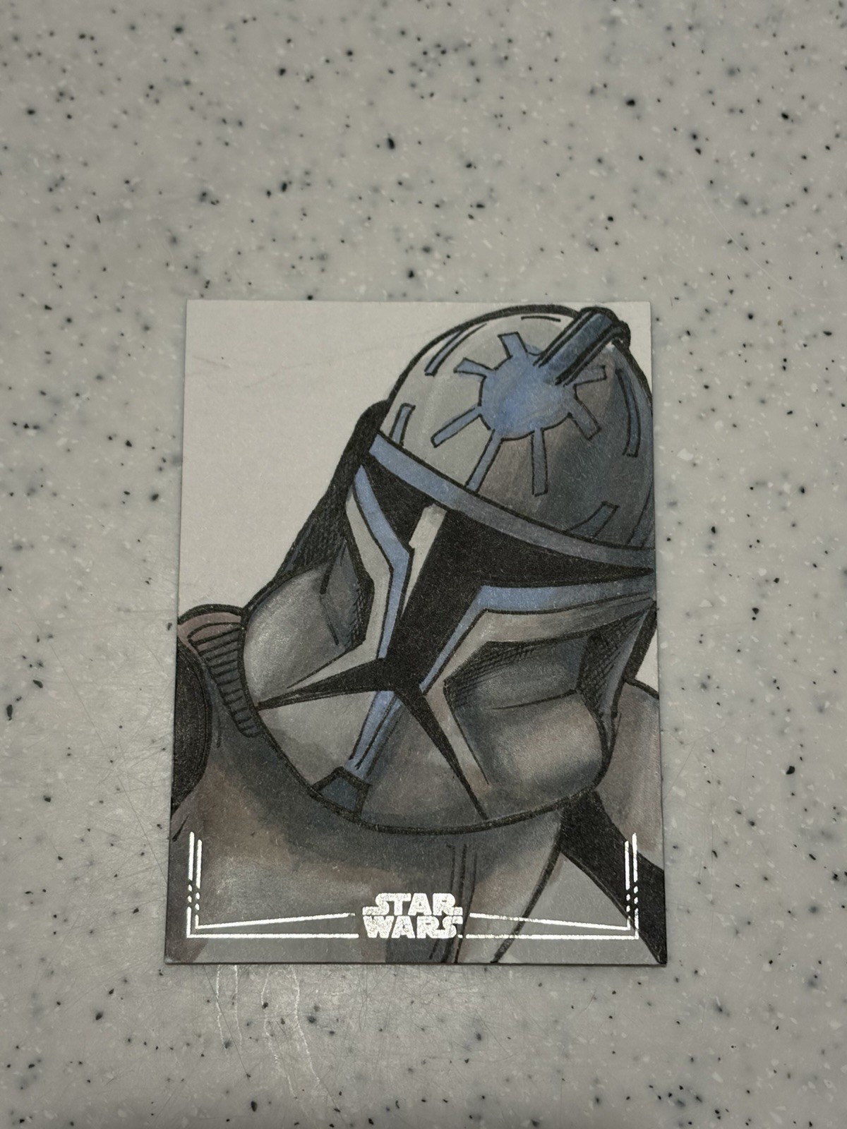2026 Star Wars Topps Chrome CloneTrooper Jesse Sketch Card 1/1  Rees Chua Finlay