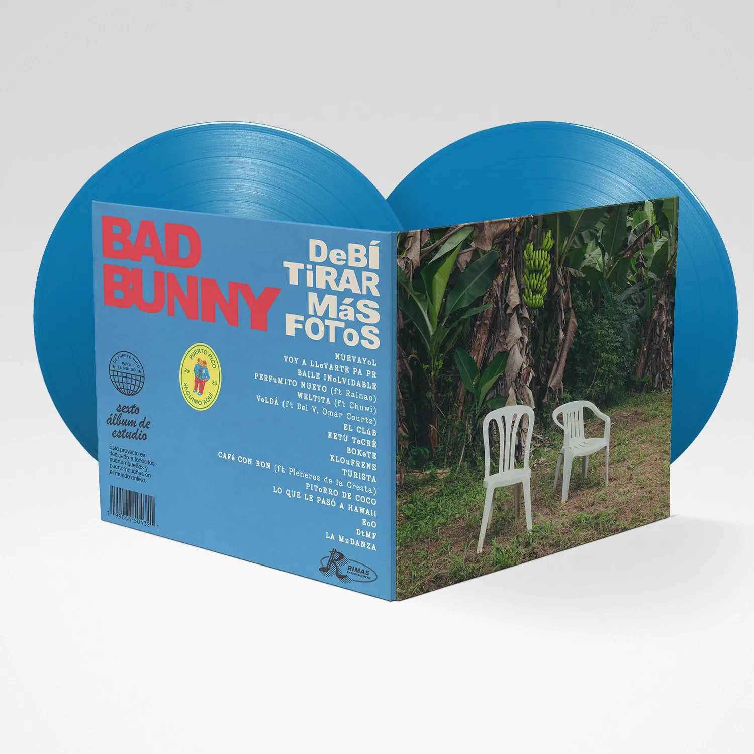 Bad Bunny DeBÍ TiRAR MáS FOToS Blue Vinyl