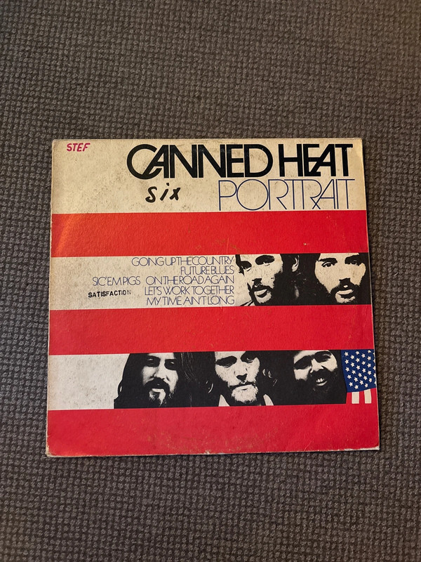 Double disque 33T Canned heat - Portrait